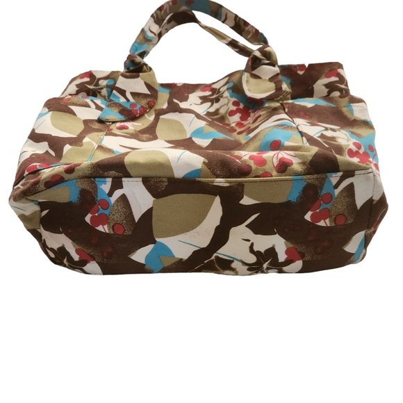 Emilie M. Large Multicolor Floral Tote Handbag Fully-Lined 18" x 13" x 5" - Picture 6 of 12